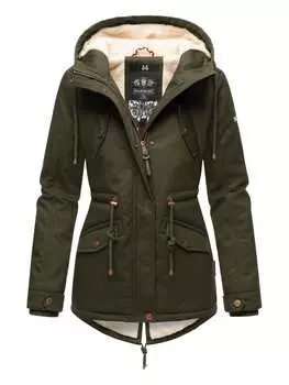 Пуховик Marikoo, цвет dark olive