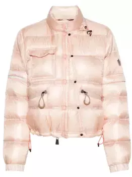 Пуховик Mauduit Moncler Grenoble, розовый
