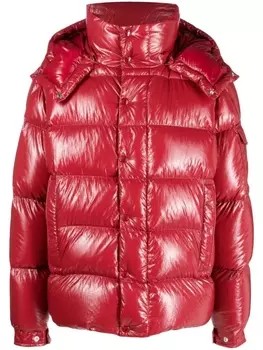 Пуховик Maya Moncler, красный