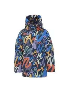 Пуховик MAZINE, цвет night blue/printed