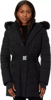 Пуховик Michael Kors Belted Active Puffer A421168C, черный