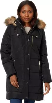 Пуховик Michael Kors Snap Front Down Puffer M825943CZ, черный