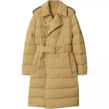 Пуховик миди Burberry, Sand