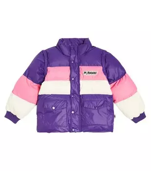 Пуховик Mini Rodini, фиолетовый