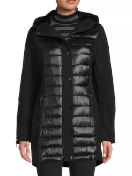 Пуховик missy mixed media BCBGeneration Black