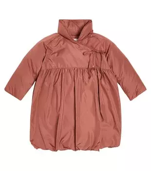 Пуховик miyuki с запахом C'Era Una Volta, розовый