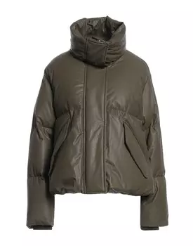 Пуховик Mm6 Maison Margiela, зеленый