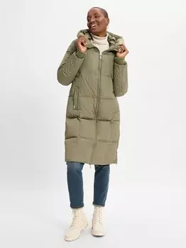 Пуховик ммнова квадратный Mos Mosh, зеленый