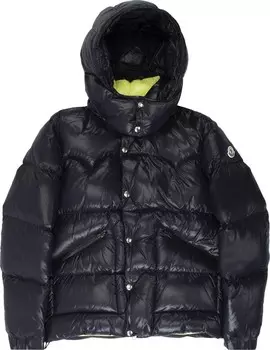 Пуховик Moncler Coutard Shiny Puffer Jacket 'Navy', синий