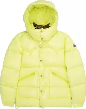 Пуховик Moncler Coutard Shiny Puffer Jacket 'Yellow', желтый