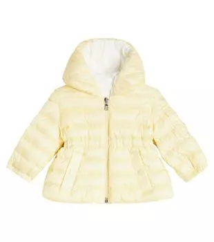 Пуховик Moncler Enfant, желтый