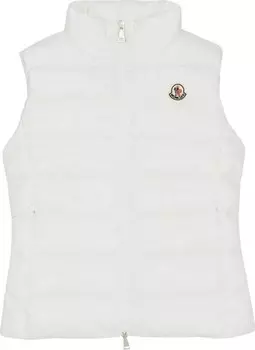 Пуховик Moncler Ghany Puffer Vest 'White', белый