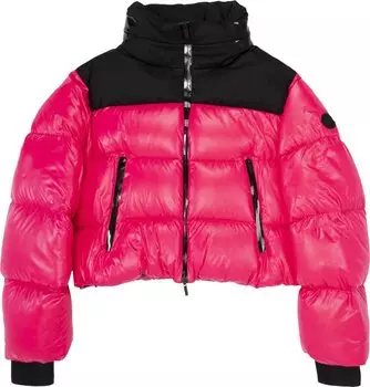 Пуховик Moncler Jasione Puffer Jacket 'Fuchsia', розовый