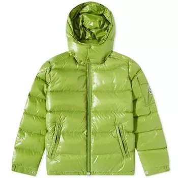 Пуховик Moncler Maya Down, зеленый