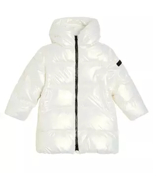 Пуховик Monnalisa, белый