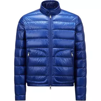 Пуховик мужской электрический синий Moncler