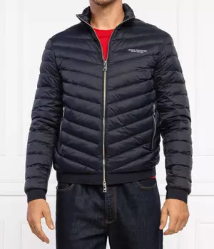 Пуховик мужской Armani Exchange короткий легкий, синий