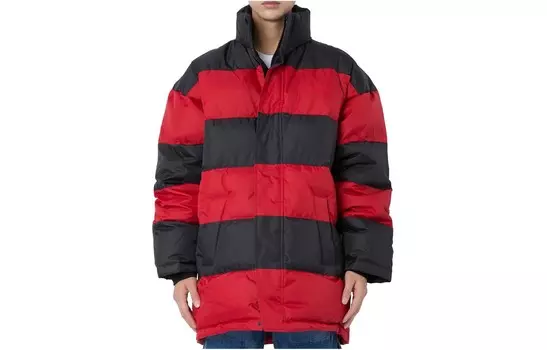 Пуховик мужской Balenciaga, черный / красный