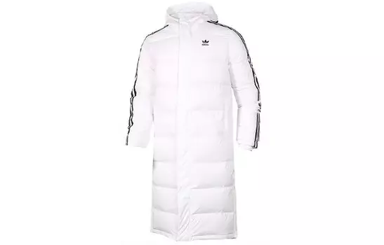 Пуховик мужской белый Adidas Originals, белый