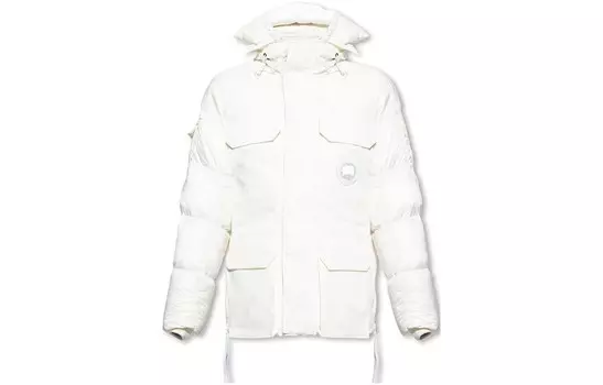 Пуховик мужской белый Canada Goose
