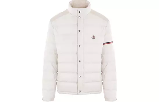 Пуховик мужской белый Moncler