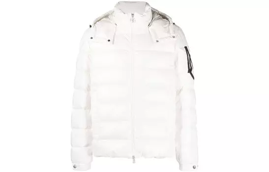 Пуховик мужской белый Moncler