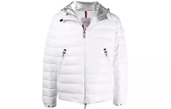 Пуховик мужской белый Moncler