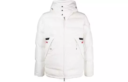 Пуховик мужской белый Moncler