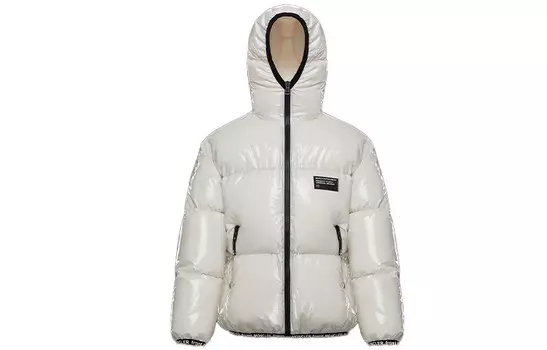 Пуховик мужской белый Moncler