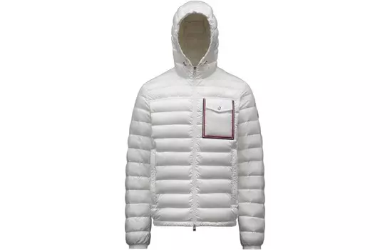 Пуховик мужской белый Moncler