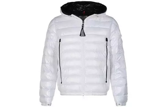 Пуховик мужской белый Moncler