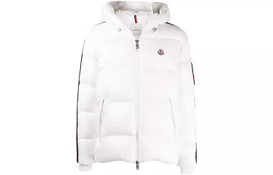 Пуховик мужской белый Moncler