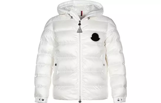 Пуховик мужской белый Moncler