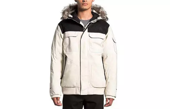 Пуховик мужской белый The North Face, белый