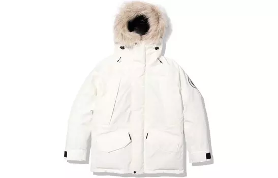 Пуховик мужской белый The North Face, белый