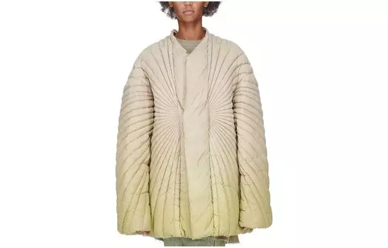 Пуховик мужской бежевый Rick Owens, бежевый