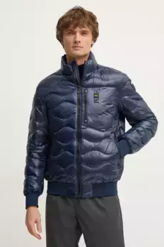 Пуховик мужской Blauer, темно-синий