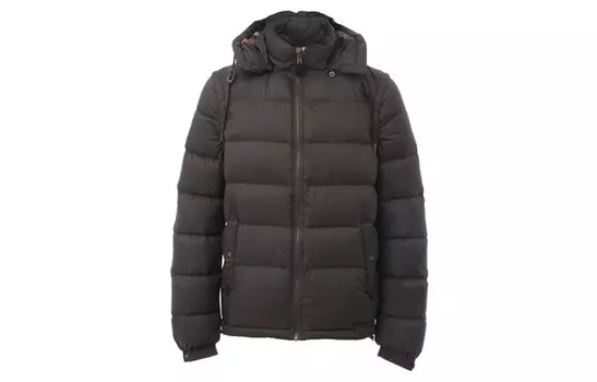 Пуховик мужской Burberry, оливково-зеленый