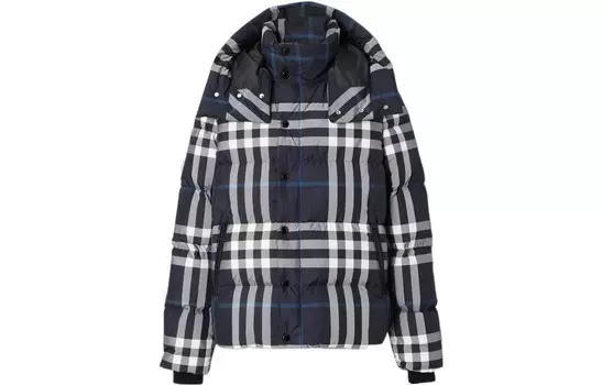 Пуховик мужской Burberry, темно-синий