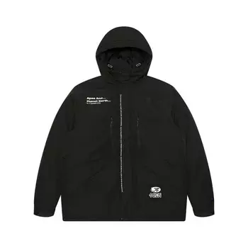 Пуховик мужской черный Aape, черный