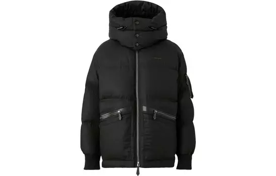 Пуховик мужской черный Burberry