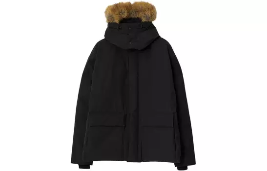 Пуховик мужской черный Burberry, черный