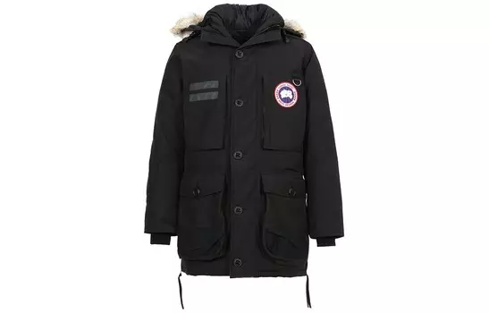 Пуховик мужской черный Canada Goose