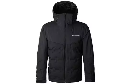 Пуховик мужской черный Columbia, черный