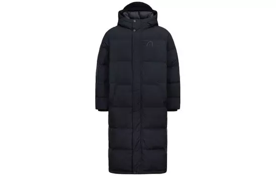 Пуховик мужской черный Evisu, черный