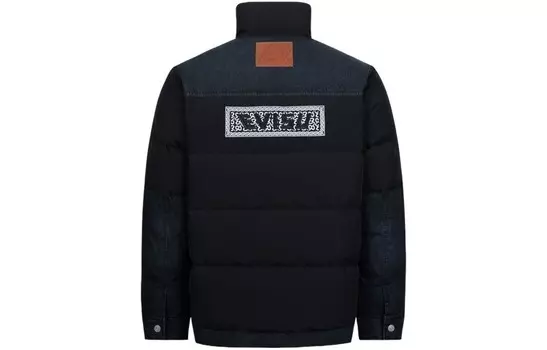 Пуховик мужской черный Evisu, черный
