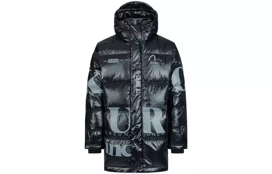 Пуховик мужской черный Evisu, черный