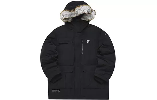 Пуховик мужской черный Fila Fusion