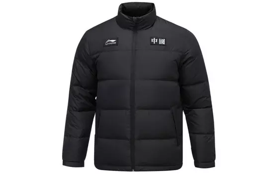 Пуховик мужской черный Lining, черный
