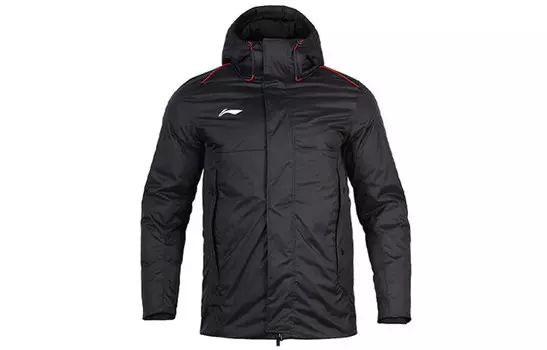 Пуховик мужской черный Lining, черный